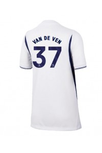 Tottenham Hotspur Micky van de Ven #37 Fotballdrakt Hjemme Klær Dame 2026-27 Korte ermer